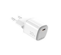 Celly, Caricatore con Uscita USB-C, Caricabatterie Portatile da 20W con Tecnologia GaN, Compatibile con Vari Modelli dei Maggiori Produttori