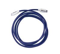 Celly, Cavo USB-C a Lightning Compatibile con Dispositivi Apple e Sistema iOS, Lunghezza 1,5 m, Potenza Supportata 60W, Connettori in PVC e Rivestimento in Nylon Anti-piegamento, Blu