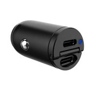 Celly CCMINI2USBCBK Caricabatterie da auto Carica cellulare auto Caricatore USB auto Caricabatterie USB auto