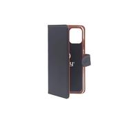 CELLY Custodia iPhone Custodia a libro Nero e Marrone per iPhone 12 mini
