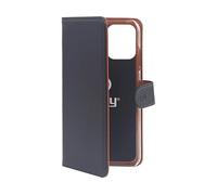 CELLY custodia iPhone Wally 6.7" a borsellino in ecopelle nera