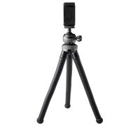 CELLY - Click Flextri Treppiede Flessibile per Fotocamere e Smartphone - Colore Nero