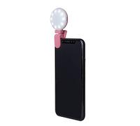 Celly Click Light - luce Selfie con 3 tonalità, Taglia L, Colore Rosa