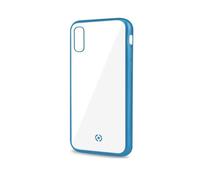 CELLY Cover iPhone 6.5" Trasparente Blu - Antigraffio e Resistente agli Urti