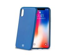 CELLY Cover iPhone SOFTMATT900BL 5.85" Blu TPU Monocromatico