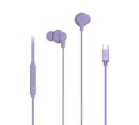Celly Cuffie In-Ear USB-C – Tasto risposta, Controllo volume, Microfono integrato – Viola