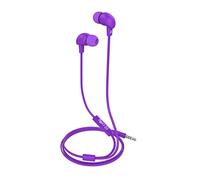 Celly - Cuffie Stereo Stereo 3,5 mm, Cavo Piatto, Colore: Viola