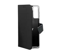 CELLY custodia a borsellino per Samsung Galaxy S22+ 5G in ecopelle nera
