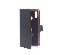 CELLY custodia a libro per Honor 7.12" Nero in ecopelle con tasca carta