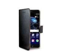 CELLY custodia a libro per Huawei P10 PLUS 5.5" Nero in Ecopelle