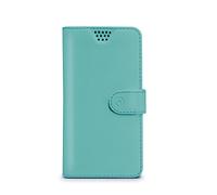 Celly Custodia a Libro Universale Wally Unica XL, Misura 4.5" - 5.0", Verde