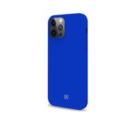 CELLY Custodia iPhone Cover Blu per iPhone 12 in Silicone Antigraffio