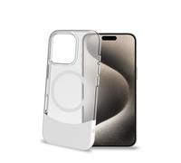 Celly Custodia Magdual con MagSafe per Apple iPhone 16 Pro Max - Bianco