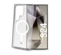 Celly Custodia per cellulare bianco trasparente Galaxy S24 Ultra