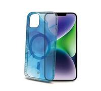 Celly Custodia per cellulare iPhone 15 Plus blu trasparente