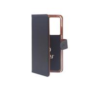 CELLY custodia per cellulare Wally 6.8" compatibile con Galaxy S21 Ultra, Nero e