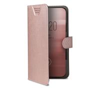 CELLY Custodia per cellulari Wally One XL 5" Ecopelle Rosa