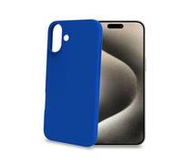 Celly Custodia Cromo per iPhone 16 Plus Blu
