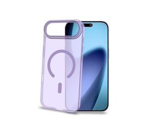 Celly Custodia per iPhone 17 Air Compatibile MagSafe, Cover Trasparente Colorata in PC con Design Minimalista, Protezione Antiurto Ultra Sottile, Colore Viola