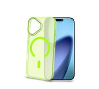 Celly Custodia per iPhone 17 Compatibile MagSafe, Cover Trasparente Colorata in PC con Design Minimalista, Protezione Antiurto Ultra Sottile, Colore Giallo