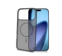 Celly Custodia per iPhone 17 Pro Max Compatibile MagSafe, Cover PC con Finitura Effetto Sabbia, Protezione Antiurto e Design Elegante, Colore Nero