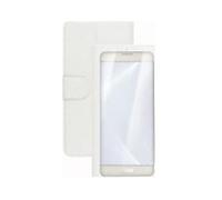 CELLY Custodia per smartphone Unica View 5" Bianco Antigraffio