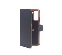 CELLY custodia per smartphone Wally 6.7" in ecopelle nera e marrone