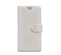CELLY custodia per smartphone Wally Unica 6" bianca in ecopelle