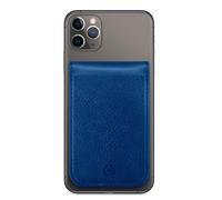 CELLY custodia universale Duomo Card in ecopelle blu per cellulari