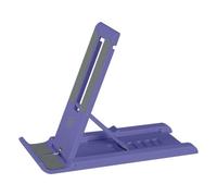 Celly, Desk Holder, Supporto Cellulare Fino a 7", Struttura Richiudibile, Porta Cellulare con Regolazione Inclinazione, Compatibilità Universale, Colore Viola