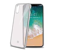 CELLY FUNDA MOVIL BACK COVER LASER MATT TRANSPARENTE/SILVER PARA IPHONE X/XS