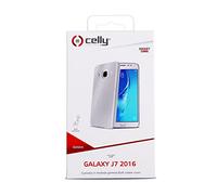 Celly GELSKIN556 Gelskin Custodia in Termo-Poliuretano per Galaxy J7 2016, Trasparente