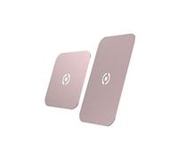 Celly GHOSTPLATERG Placche per Supporto da Auto Magnetico, Rosa/Oro