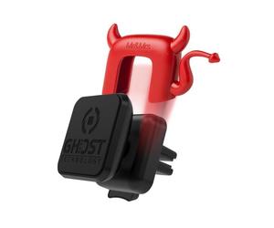 Celly GHOSTPLUSDEVIL - Supporto auto magnetico universale, orientabile 360°