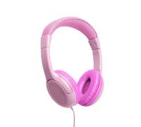 CELLY - KidsBeat - Cuffie per Bambini con Filo Colore Rosa + 10 Sticker 3D