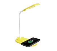 Celly, Lampada Linea Pantone, Lampada da Tavolo LED con Caricabatterie Wireless di 10W, Tonalità della Luce Regolabile, Compatibilità Universale, Colore Giallo
