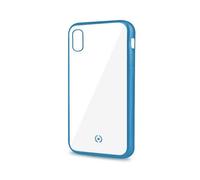 CELLY Laser Matt Custodia per Apple iPhone XR, Trasparente/Blu