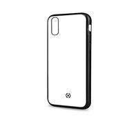 CELLY Laser Matt Custodia per Apple iPhone XS Max, Trasparente/Nero