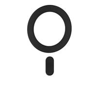 Celly, Anello Magnetico Adesivo Ultra Sottile con Adattatore, Compatibile con tecnologia Magsafe per Smartphone e Caricatore Wireless Ricarica Rapida, Colore Nero