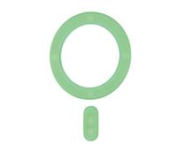 Celly, Anello Magnetico Adesivo Ultra Sottile con Adattatore, Compatibile con tecnologia Magsafe per Smartphone e Caricatore Wireless Ricarica Rapida, Colore Verde
