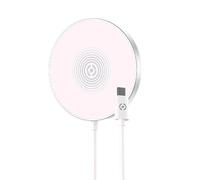 CELLY MAGCHARGE CARICABATTERIE WIRELESS MAGNETICO CON CAVO TYPE-C INTEGRATO BIAN