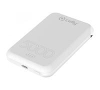 Celly Magcharge 5.000mah Power Bank Bianco