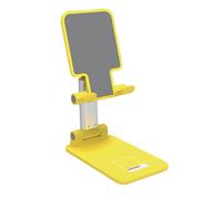 Celly Pantone Desk Stand per Telefono Regolabile, Supporto Smartphone da Scrivania, Porta Telefono da Tavolo con Braccio Estendibile e Compatibilità Universale, Giallo