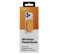Celly PowerBank Wireless per Magsafe iPhone 3000mAh arancio, nuovo
