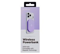 Celly PowerBank Wireless per Magsafe iPhone 3000mAh viola, nuovo