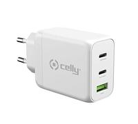 CELLY Propower alimentatore - usb, usb-c - 65 watt tc3gan65wwh