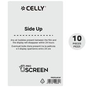 Celly Proteggi schermo Smartphone PROFILM10AF PRO SCREEN FILM ANTIFINGER 10PZ