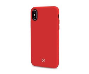 CELLY Protettiva FEELING900RD Custodia per Apple iPhone X, Rosso