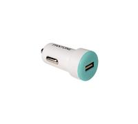 Celly PTDC1USBL Pantone Car Charger, Turbo Charge, 24V, 2.1A Output, Cyan
