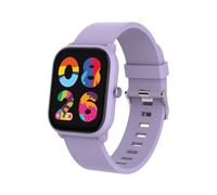 Celly, Smartwatch per Bambini con Cinturino in Silicone, con Monitoraggio Battito Cardiaco, Contapassi, Giochi, Bluetooth, App Dedicata Fit4Kid, Durata Batteria Fino a 4 Giorni, Colore Viola